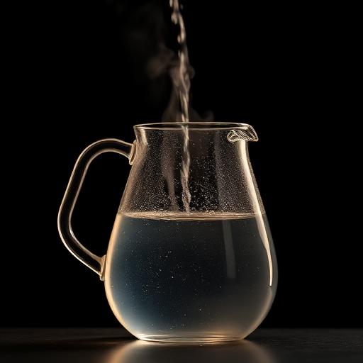 1 to 1.5 litres of hot water