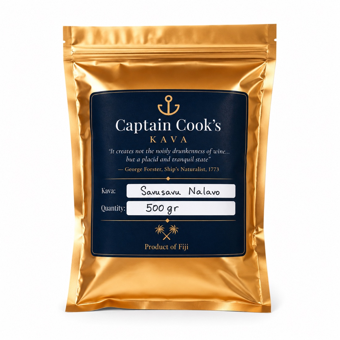 Savusavu Nalavo Captain Cook's Kava pouch